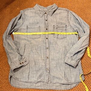 Carhartt Women's Light Blue Button Down Shirt